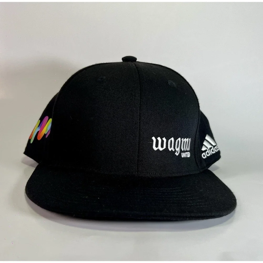 WAGMI United‎ Hat Chromie Squiggle Snowfro Art Blocks NEW Adidas Snapback Black